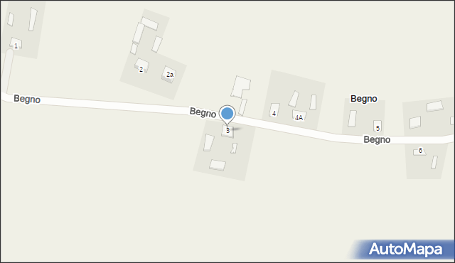 Begno, Begno, 3, mapa Begno