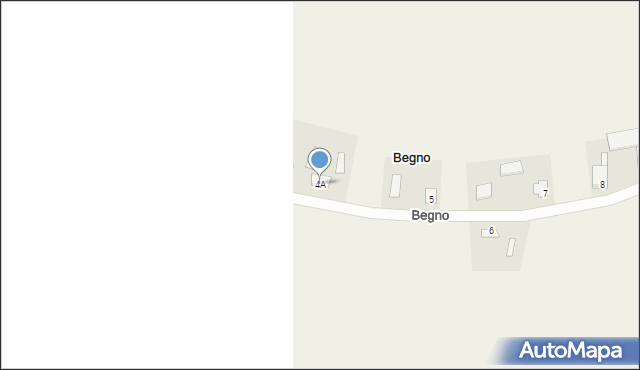 Begno, Begno, 4A, mapa Begno