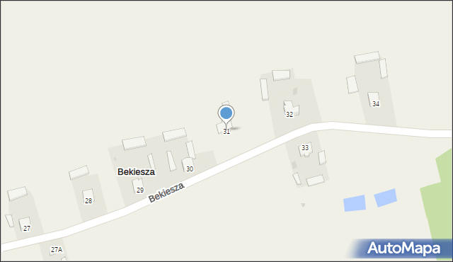 Bekiesza, Bekiesza, 31, mapa Bekiesza