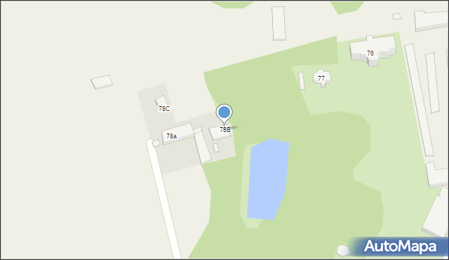 Belęcin, Belęcin, 78B, mapa Belęcin