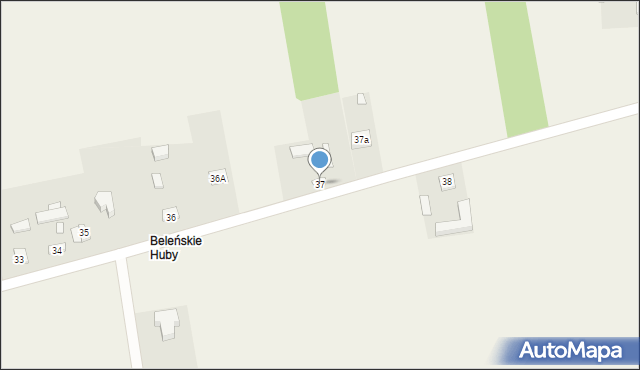 Beleń, Beleń, 37, mapa Beleń