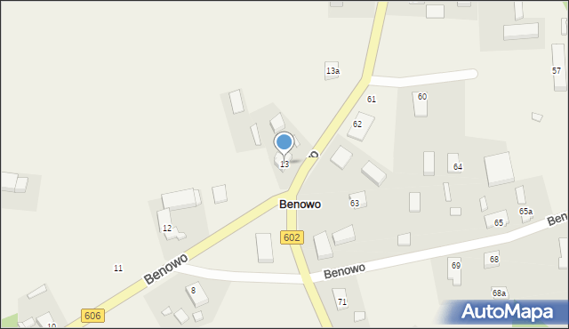 Benowo, Benowo, 13, mapa Benowo