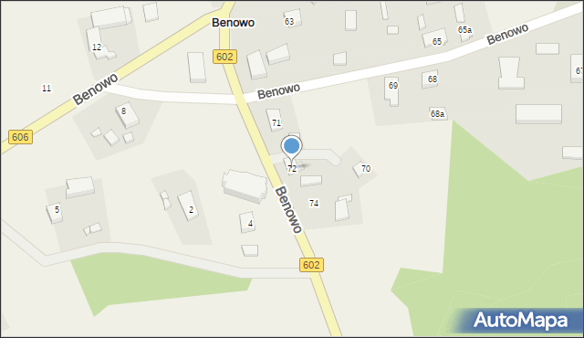 Benowo, Benowo, 72, mapa Benowo