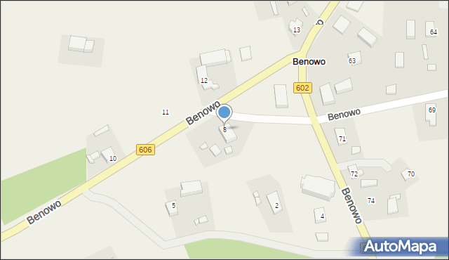 Benowo, Benowo, 8, mapa Benowo