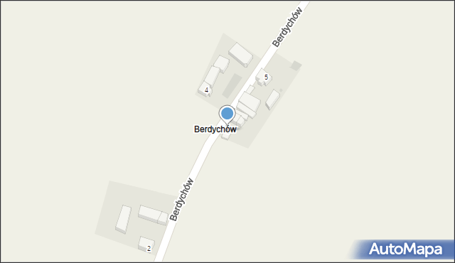 Berdychów, Berdychów, 3, mapa Berdychów