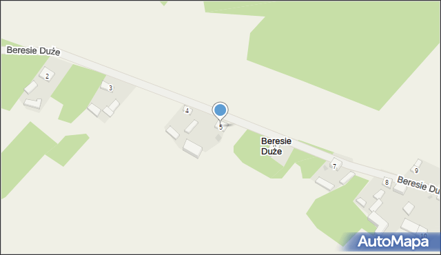 Beresie Duże, Beresie Duże, 5, mapa Beresie Duże