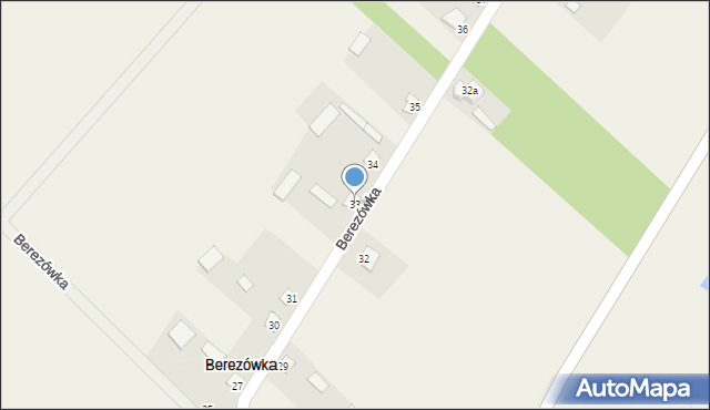 Berezówka, Berezówka, 33, mapa Berezówka