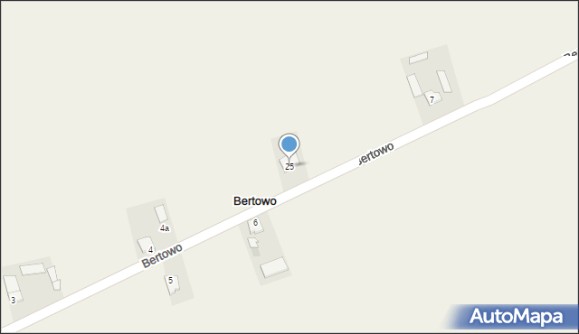 Bertowo, Bertowo, 25, mapa Bertowo