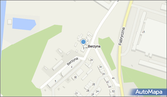 Berzyna, Berzyna, 3, mapa Berzyna