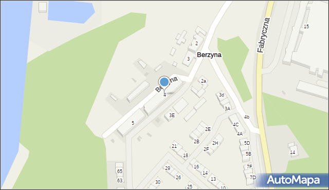 Berzyna, Berzyna, 4, mapa Berzyna