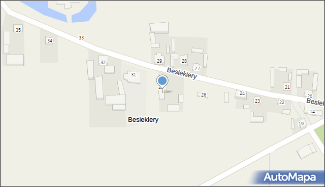 Besiekiery, Besiekiery, 30, mapa Besiekiery