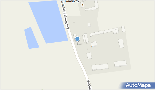 Besiekierz Nawojowy, Besiekierz Nawojowy, 1, mapa Besiekierz Nawojowy