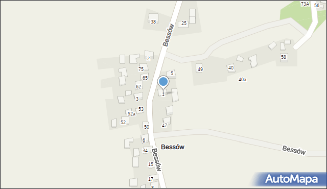 Bessów, Bessów, 1, mapa Bessów