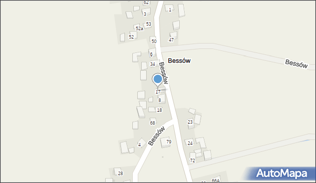 Bessów, Bessów, 17, mapa Bessów