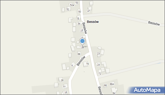 Bessów, Bessów, 18, mapa Bessów