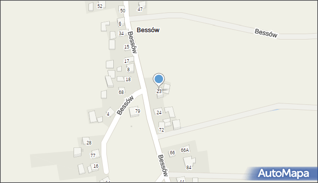 Bessów, Bessów, 23, mapa Bessów