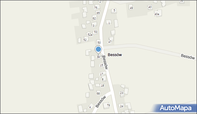 Bessów, Bessów, 34, mapa Bessów