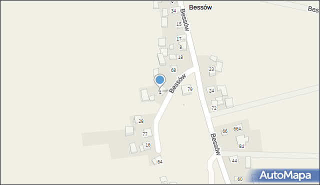 Bessów, Bessów, 4, mapa Bessów