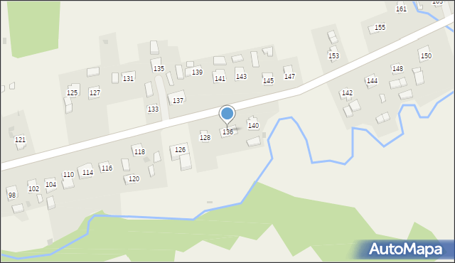 Bezmiechowa Dolna, Bezmiechowa Dolna, 136, mapa Bezmiechowa Dolna