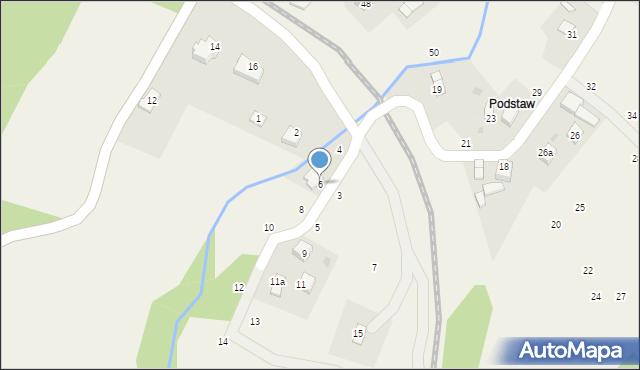 Bezmiechowa Dolna, Bezmiechowa Dolna, 6, mapa Bezmiechowa Dolna