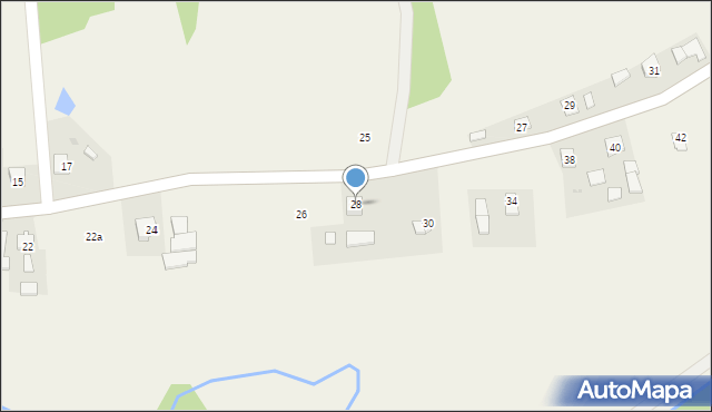 Bezmiechowa Górna, Bezmiechowa Górna, 28, mapa Bezmiechowa Górna