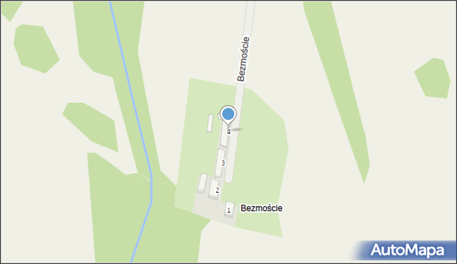 Bezmoście, Bezmoście, 4, mapa Bezmoście