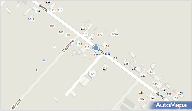 Ciechocinek, Bema Józefa, gen., 120, mapa Ciechocinek