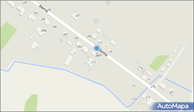 Ciechocinek, Bema Józefa, gen., 168, mapa Ciechocinek