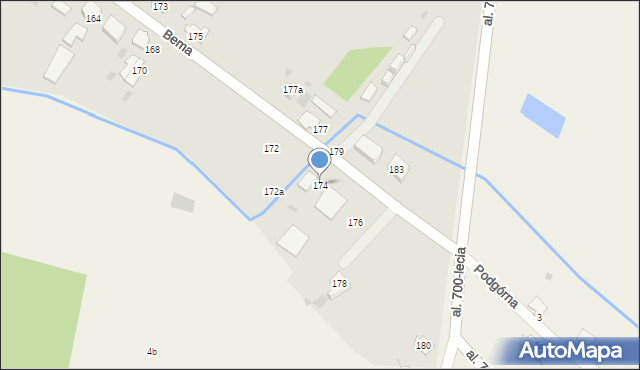 Ciechocinek, Bema Józefa, gen., 174, mapa Ciechocinek