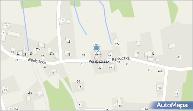 Czaniec, Beskidzka, 35, mapa Czaniec