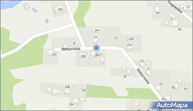 Czyżowice, Bełsznicka, 26A, mapa Czyżowice