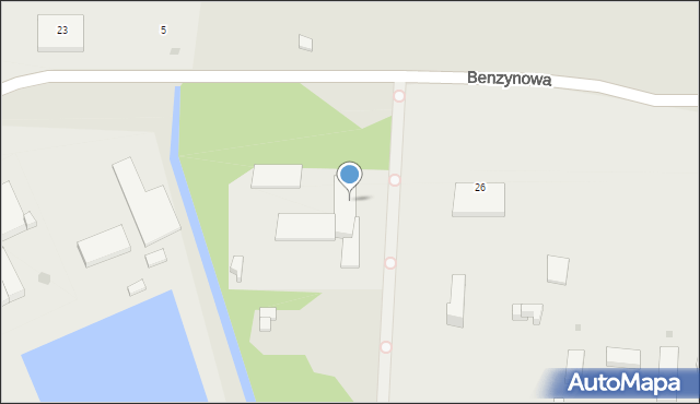 Gdańsk, Benzynowa, 26, mapa Gdańska