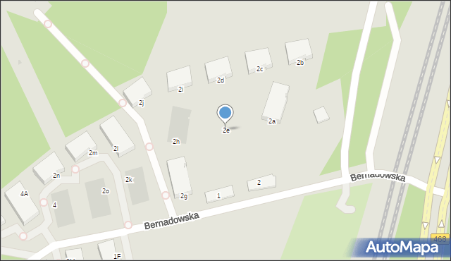 Gdynia, Bernadowska, 2e, mapa Gdyni