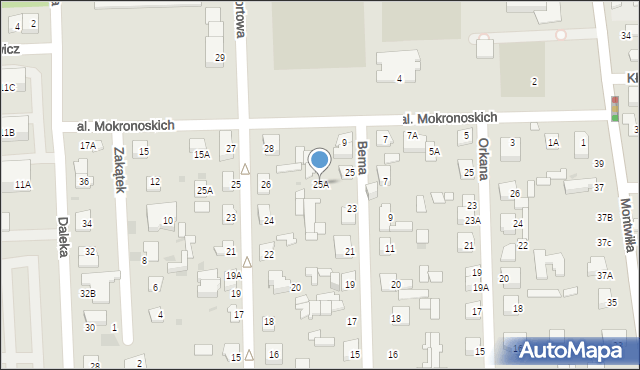 Grodzisk Mazowiecki, Bema Józefa, gen., 25A, mapa Grodzisk Mazowiecki