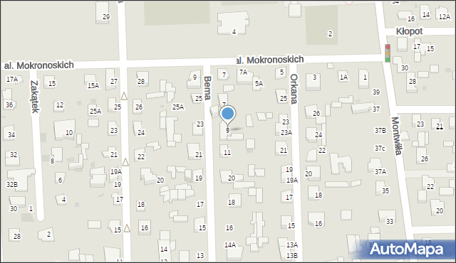 Grodzisk Mazowiecki, Bema Józefa, gen., 9, mapa Grodzisk Mazowiecki