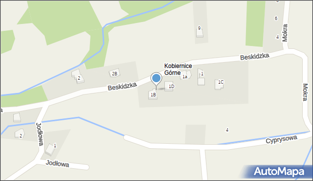 Kobiernice, Beskidzka, 3, mapa Kobiernice