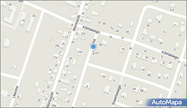 Konstantynów Łódzki, Bema Józefa, gen., 4, mapa Konstantynów Łódzki