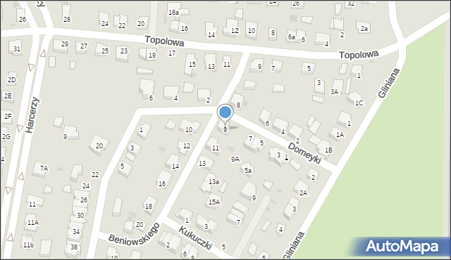 Lębork, Beniowskiego Maurycego, 9, mapa Lębork