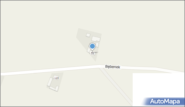 Lgoczanka, Bębenek, 53, mapa Lgoczanka