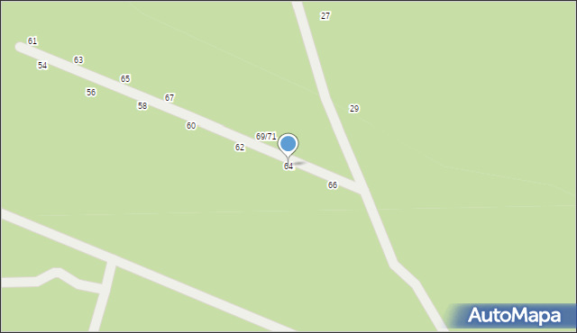 Otwock, Bema Józefa, gen., 64, mapa Otwock