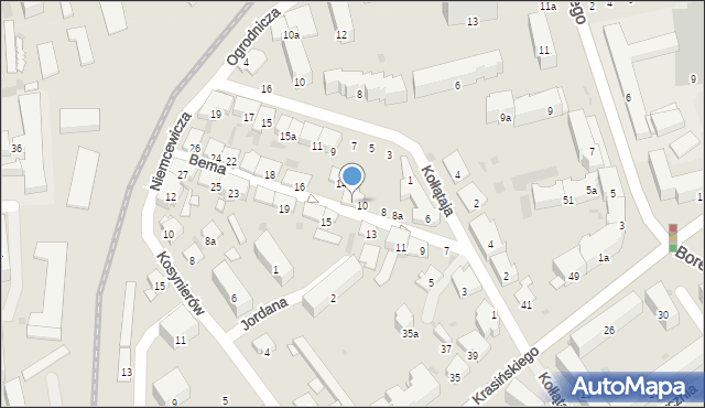 Przemyśl, Bema Józefa, gen., 12, mapa Przemyśla