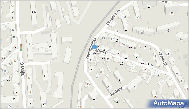 Przemyśl, Bema Józefa, gen., 27, mapa Przemyśla