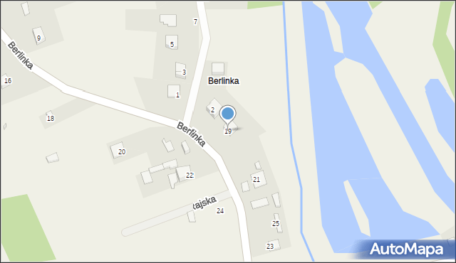 Przyjmo, Berlinka, 19, mapa Przyjmo