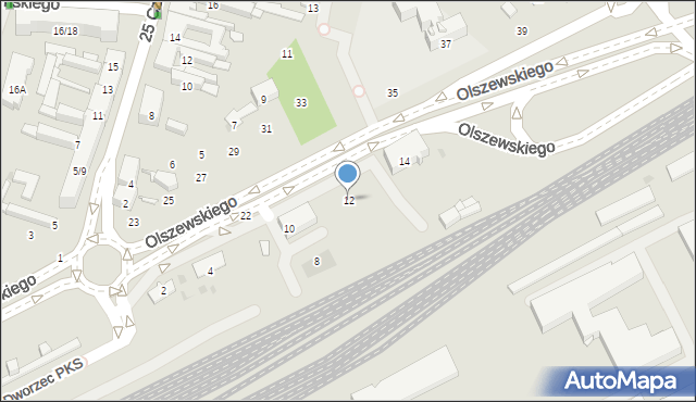 Radom, Beliny-Prażmowskiego Władysława, 26, mapa Radomia