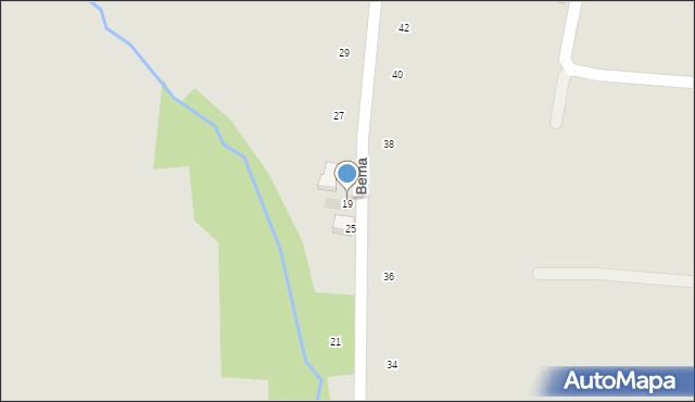 Ryglice, Bema Józefa, gen., 19, mapa Ryglice