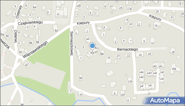 Rzeszów, Bernackiego Ludwika, 6/4, mapa Rzeszów