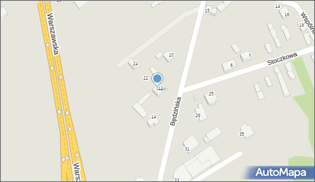 Siewierz, Będzińska, 20, mapa Siewierz