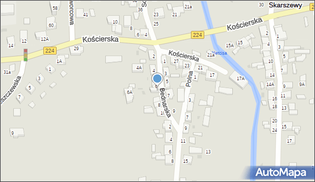 Skarszewy, Bednarska, 6c, mapa Skarszewy