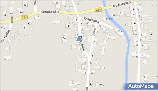 Skarszewy, Bednarska, 8b, mapa Skarszewy