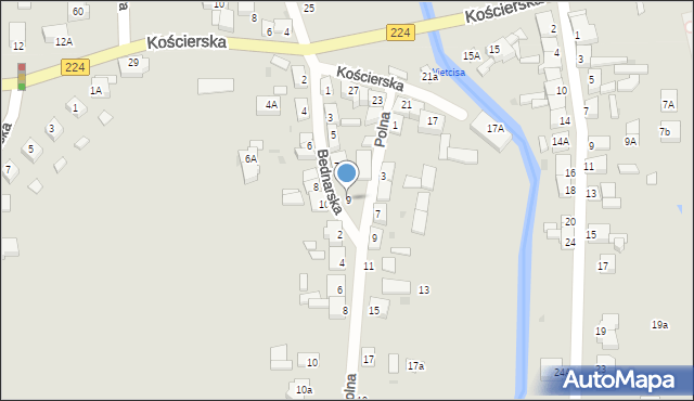 Skarszewy, Bednarska, 9, mapa Skarszewy